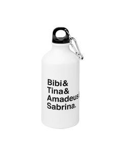 Bibi & Tina: Aluminium-Trinkflasche weiß