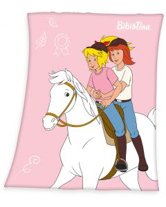 Bibi & Tina: Fleece - Decke Bibi & Tina auf Sabrina (130 x 170 cm)