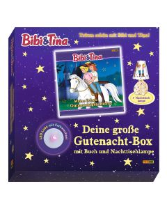 Bibi & Tina: Deine große Gutenacht-Box mit Buch und Nachttischlampe 