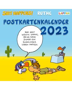 Ruthe: Shit happens! - Postkartenkalender 2023