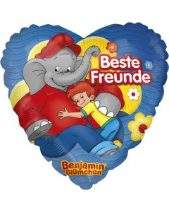 Benjamin Blümchen: Folienballon Motiv Herz