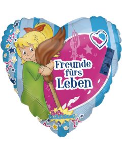 Bibi Blocksberg: Folienballon Motiv Herz