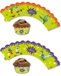 Die Olchis: Cupcake Deko-Banderolen