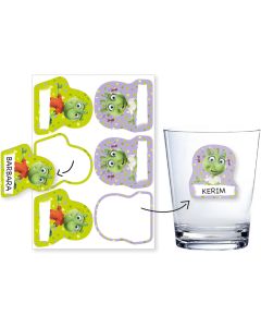 Die Olchis: 6er Namens-Sticker