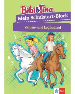 Bibi & Tina: Mein Schulstart-Block Zahlen- und Logikrätsel 